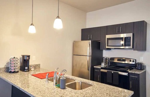 Salt Lake City Apartment | King Bed*Desk*Hot Tub*Gym*Downtown/Ski and See