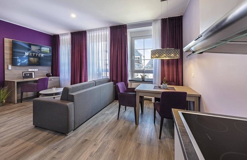 Rhens Apartment | King-size apartment F **** Rheinfels in the house Burgenheimat on the Romantic Rhine