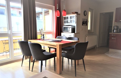 Koserow Apartment | Krusenstern - * 400m sand beach * southwest Ter/Blk Year 08 E-fireplace.
