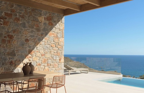 Lentas Villa | Kyma Villa, with Pool, SeaViews, close to beach