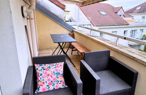 Collegien Apartment | L'évasion apartment, near Disney, balcony, 8 pers.