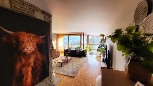 Randogne Apartment | L'AvantGardiste, Spacious 6 bedrooms duplex, panoramic view