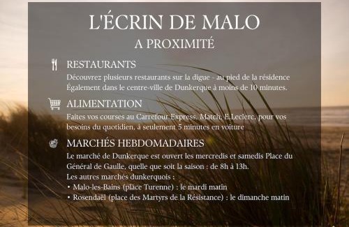 Malo-les-Bains Apartment | l'Ecrin de Malo - Vue Mer