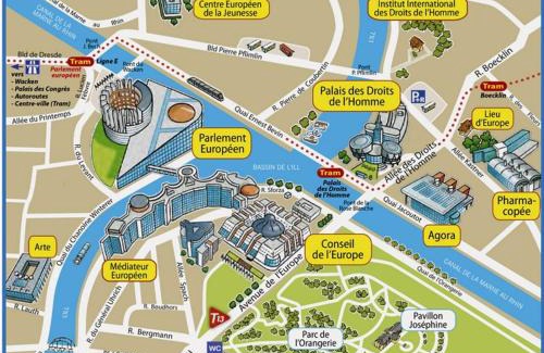 Contades Apartment | L'EUROPEEN -Proche Centre ville-Tram-inst européennes- Tt Confort