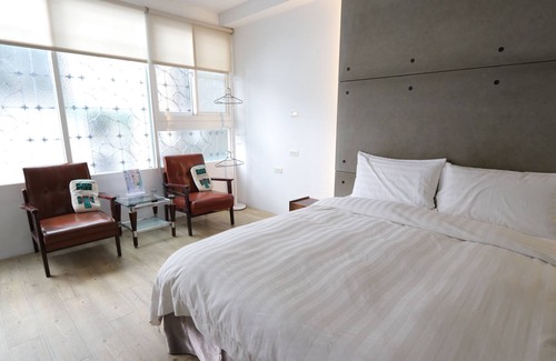 West Central District Apartment | L201 Double room in Tainan, near Xinyi Street