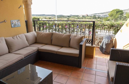 Algorfa Apartment | La Finca Golf Barbara Anns west facing garden views to club house, WiFi Aircon
