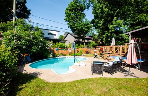 Sainte-Foy-Sillery-Cap-Rouge House | La Maison de Suzana Piscine chauffée and terrasse