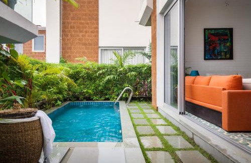 Anjuna Villa | La Olalian 2 & 3 BHK Designer Villas Near Anjuna Beach with Private Pool & Sun Deck & Garden