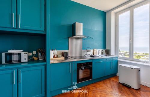 Honfleur House | La Tour de l’Estuaire Sea View & Shared Garden 6 guests