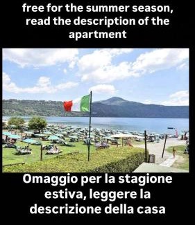 Castel Gandolfo Apartment | la vista sul lago