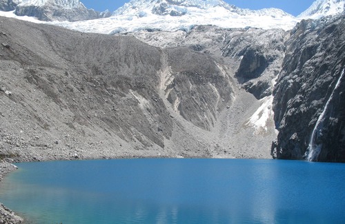 Huaraz RV Rental | Lake 69 Trek and camping in 1-tent campground in the LLangauco Lakes