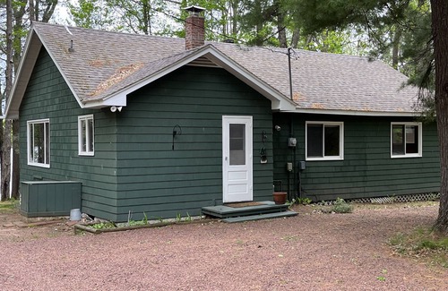 Lake Nebagamon Cottage | Lake Cottage with Great View and 100' Beachfront; Pontoon boat available.
