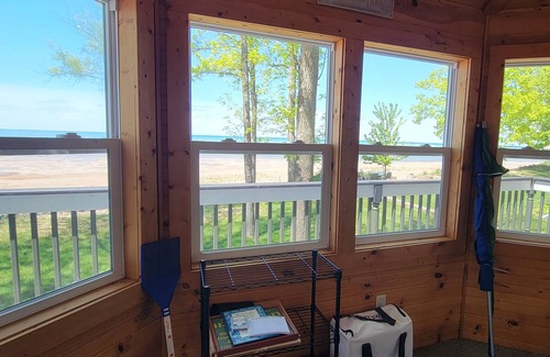 Port Austin House | Lake front house with multi-decks on private beach, Spacious 5-bedrooms