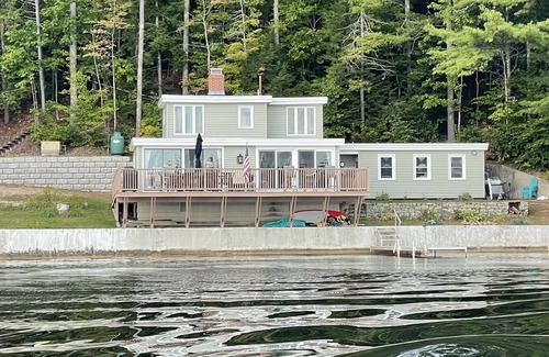 Acton House | Lake house w/deck overlooking Mousam Lake