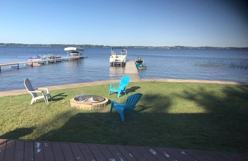 Cadillac House | Lake Mitchell Lakefront Rental, very sandy lakefront. great ice fishing lake