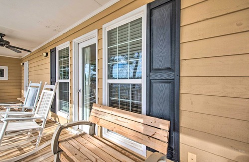 Milledgeville House | Lake Sinclair Retreat w/Big Water Views & Dock!