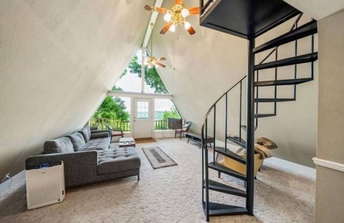 Mayes County Cabin | Lake View A-Frame Escape