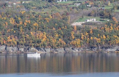 Watkins Glen House | Lake view home on a bluff overlooking Seneca Lake