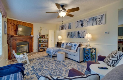 Mountain Home House | Lake-View Mountain Home Retreat with Fire Pit!