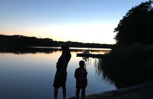 Centerville House | Lake Wequaquet-member/guest beach & tennis steps from property. Come relax.