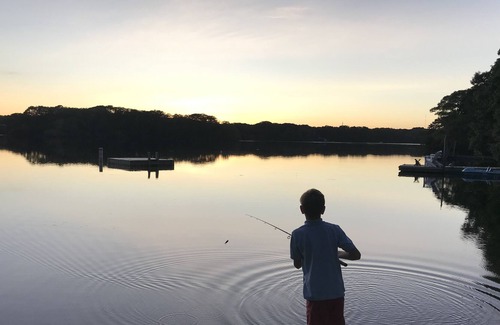 Centerville House | Lake Wequaquet-member/guest beach & tennis steps from property. Come relax.