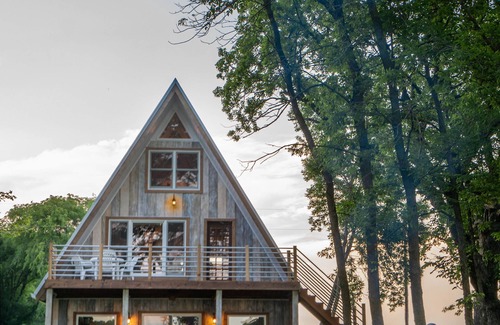 Battle Lake Cabin | Lakefront - A Frame - spacious - new remodel - clean - quiet - refreshing