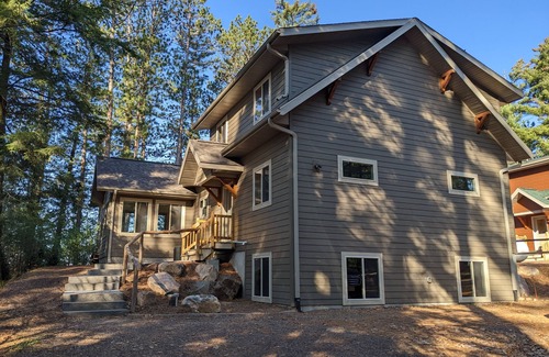 Park Falls Cabin | Lakefront Cabin on Pike Lake Chain w/Sunset View - ATV/Snowmobile Flambeau Trail