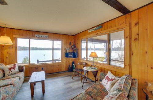 Manistique House | Lakefront Cabin with Private Dock and Beach!