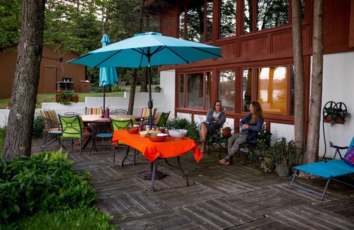 Cedar House | Lakefront cottage on the north shore of Little Traverse Lake.