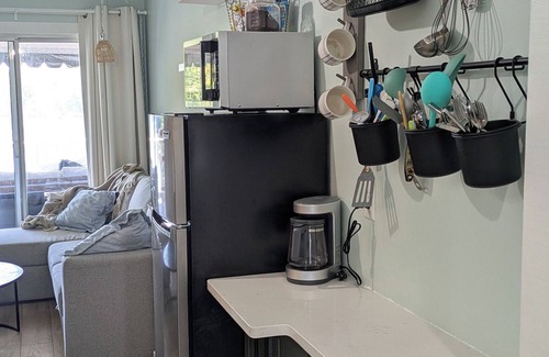 North Shore Condo | Lakefront Hideaway - Outdoor Balcony Perfect for Relaxing