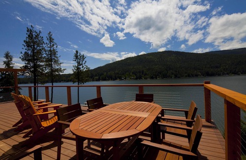 Sagle House | Lakefront home on Bottle Bay with dock - plenty of room to spread out