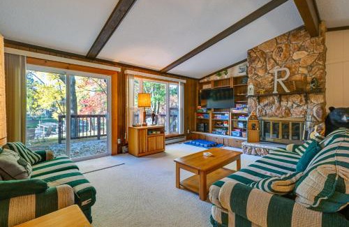 Nekoosa House | Lakefront Nekoosa Home Private Beach and Boat Dock!