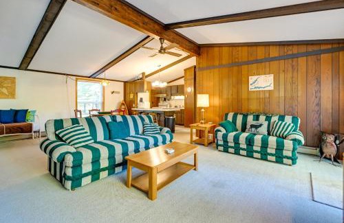 Nekoosa House | Lakefront Nekoosa Home Private Beach and Boat Dock!