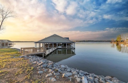 Littleton House | Lakefront Retreat w/Pool, Elevator & Boat Slip
