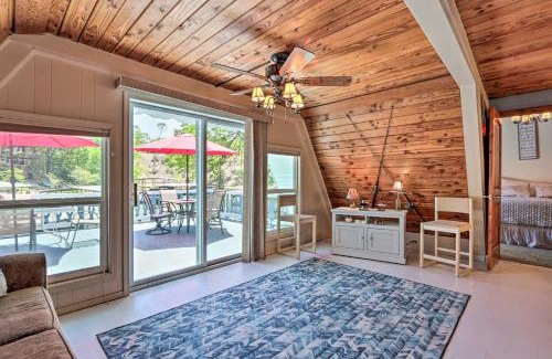 Rocky Mount House | Lakefront Rocky Mount Cabin with Dock and Kayaks!