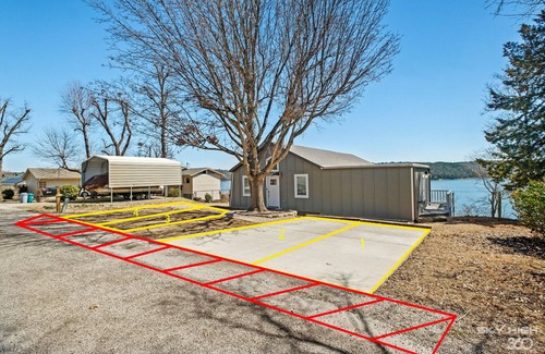 Beaver Shores House | Lakeview Oasis has a panoramic lake view from the deck perfect for any getaway!