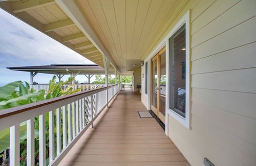 Holualoa Apartment | Lanai + Ocean Views: Secluded Holualoa Retreat!
