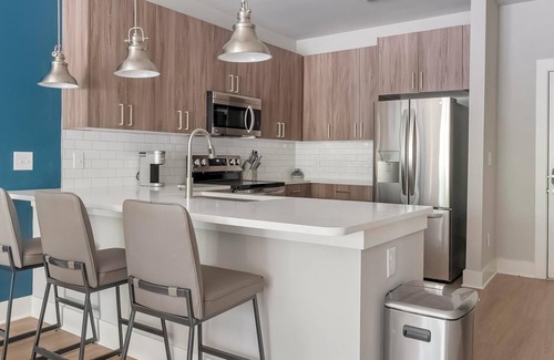 Town Center Apartment | Landing | Chic 1BD, Game Room, Rooftop Lounge