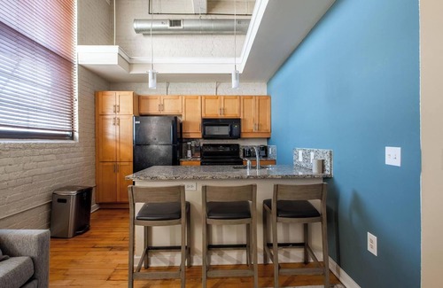 Petersburg Apartment | Landing | Modern 1BD, Courtyard, Gym