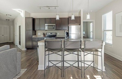 Gruene Apartment | Landing | Modern 2BD, Pool, Game Room