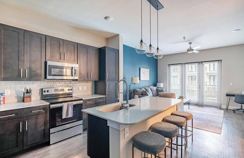 Central Business District Apartment | Landing | Stylish 1BD, Clubhouse, Pool