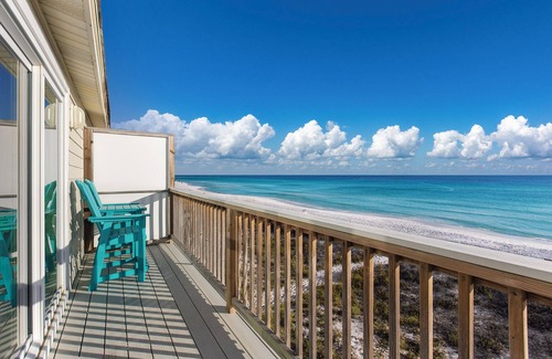 Miramar Beach Condo | Landon by the Sea 4 - Updated, Gulf-Front, Chairs + Umbrella Service Included!