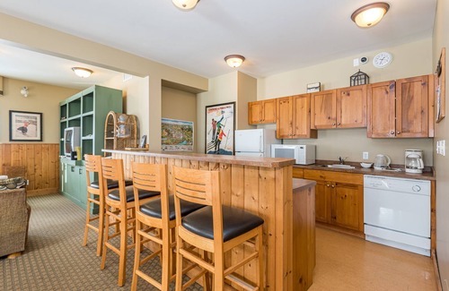 Silver Star Mountain Condo | Large balcony, walk out condo at base of Silver Queen Chair - Pet friendly!