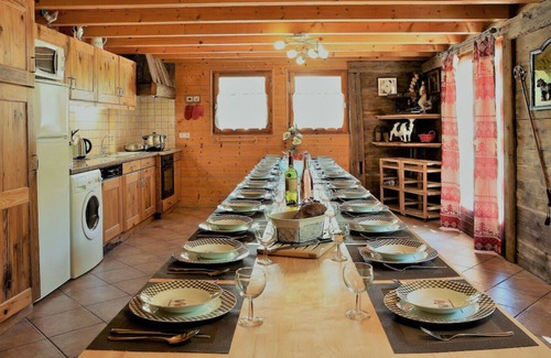Chatel Ski Chalet | Large chalet for up to 26 people Playground and petanque area