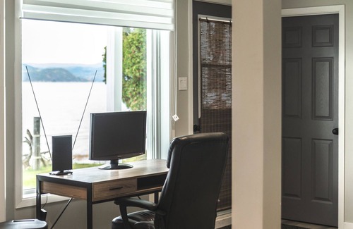 La Baie Ski Chalet | Large chalet with great views over the Saguenay Fjord.