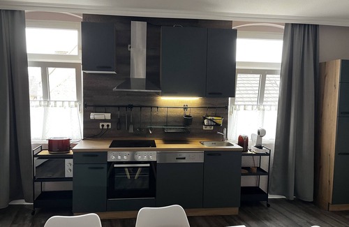 Barby Condo | Large, cozy vacation apartment on the market square in Barby - primarily for fitters