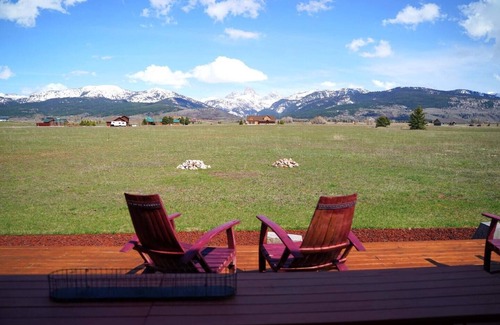 Driggs House | Large Family home with full Teton views and hot tub