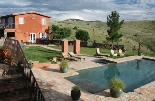 Fort Davis Cottage | Large guesthouse withpool/spa, 360 degrees mountain views, horses welcome