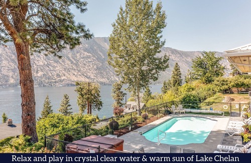 Manson House | Large Home with Private Pool, Hot tub, Lake Views