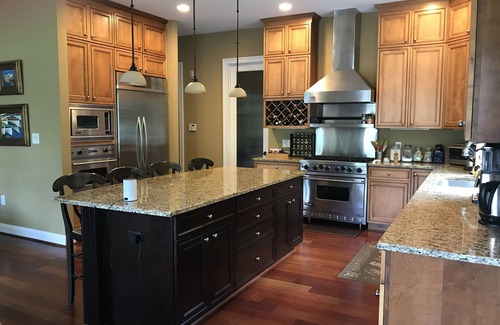 Bumpass House | Large Lux Waterfront Home on 9 Acres with Sandy Beach and Beautiful Sunsets